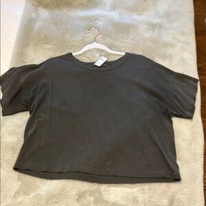 Gray Short Sleeve Women's Tee